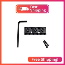 Musiclily Basic 42mm Guitar Locking Nut for Floyd Rose Tremolo System Black picture