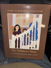 Signed Glenna Lang THE CHILDREN'S HOUR 1st Edition Henry Wadsworth Longfellow picture