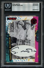 Steve Martin signed autograph Two Wild & Crazy Guys Custom Cut Card BAS Slabbed picture