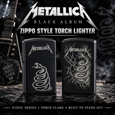 Torch Lighter - Metallica Black Album Design - one unit picture