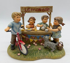 Rare M.J. Hummel Summertime Fun First Issue Lemonade Stand Danbury Mint  2018 picture