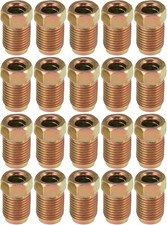 X AUTOHAUX 20pcs M10x1.0 Threads Brake Line Nut Fittings for 3/16
