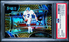 2023 Panini Select John Elway #328 Gold Dragon Scale Prizm /10 PSA GEM-MT 10 💎 picture