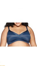 Auden Plus Size Full Coverage Bra, Plus Size 48D, Smart Blue, NWT, SHIPS FREE picture