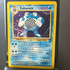 Wizards of the Coast Poliwrath 15/130 Base Set 2 Holo Rare Eng 90HP 2000. MP picture