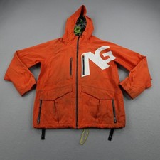 Burton Analog Jacket Mens Large Orange Ski Snowboard Winter Snow Parka Coat picture