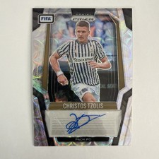 2025-26 Panini Fifa Prizm Choice Christos Tzolis Autograph picture
