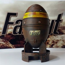 Fallout Series Mini Nuke 6 inches Replica Bomb  & 10 Waterproof Sticker Pack picture