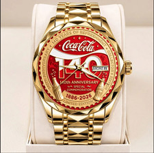 Coca-Cola 140th Anniversary Alloy Luxury Quartz Watch picture
