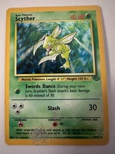 Scyther 26/64 Jungle Unlimited Non-Holo Rare WOTC 1999 Pokemon Card HP picture