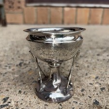 Antique 1928 Sterling Silver Golf Trophy Cup Siam 50.13grams picture