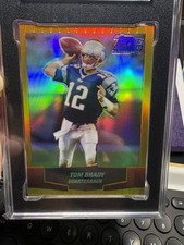 Topps 2004 D P & Prospects Tom Brady #53 Chrome Gold Refractor  GET REGRADED picture