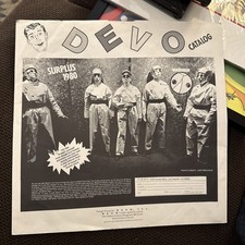 Devo Record Insert Fan Club Catalog Surplus 1980 First Edition picture