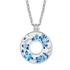 Brighton KYOTO IN BLOOM INDIGO RING Blue Flower Necklace #JM7710 MSRP $108 NWT picture