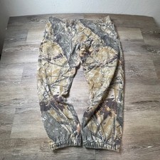 Outfitters Ridge Camo Sweatpants Mens XL Brown Real Tree Joggers Fleece Hunting picture