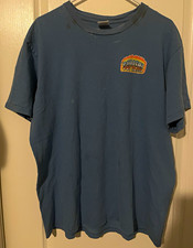 VTG Supreme Blue Pre-Shrunk Cotton Jersey Graphic Logo Crew Neck T-Shirt L USA picture
