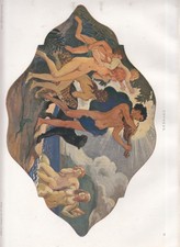 1924 Antique Art Deco Mythology Orpheus  Print Journal Decoration picture