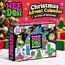 Nee Doh Christmas Advent Calendar 24 Days of Surprises Multicolor Rectangle NIB picture