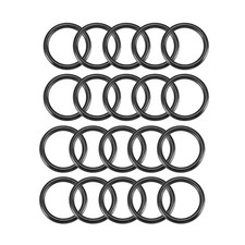 20Pcs 31mm x 3.5mm Black Flexible Nitrile Rubber O Ring Oil Seal Washer Grommets picture