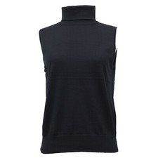 Bally Golf Women's Black Roll Neck Sleeveless Shirt 42318 Size EU42/US12 [Large] picture