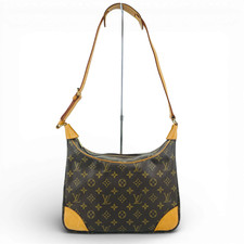 LOUIS VUITTON Boulogne 30 Monogram Canvas Brown Vintage Zip Shoulder Bag M52165 picture
