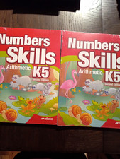 Abeka K5 Kindergarten Number Skills Arithmetic Unbound Set Of 2 Student Books picture