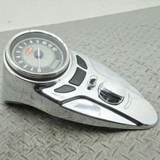 00-11 Harley Davidson Heritage Softail FLSTC Speedometer Cluster Chrome OEM picture