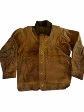 Vintage Filson 623N Tin Cloth Waxed Field Jacket Medium   picture