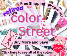 🍓🍰💌🧸Rare Retired Color Street Nail Polish Strips  🏹💌💗 picture