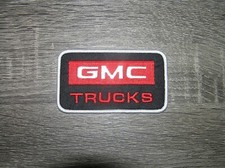 General Motors GMC Trucks Black Red Embroidered Iron On Patch 4