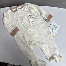 Disney Baby Sleeper 3M Cream Winnie the Pooh Hundred Acre Map BoxLunch One Piece picture