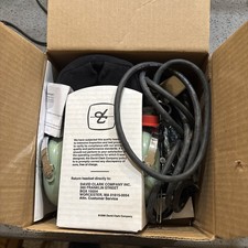 Nice Condition DAVID CLARK Aviation Headset #12510G-28 Never used still in box picture