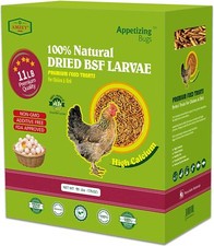 Amzey 11LB Dried BSF Mealworms High Protein Non-GMO For Chicken Bird Treats Food picture