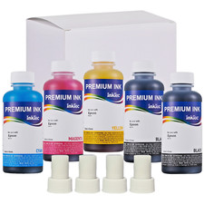 5PK Compatible Epson Pigment Ink -  CMYKK Set - 100ml each picture