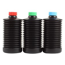 eTone 3PCS 1L Collapsible Storage Bottles For Darkroom Chemical Film Developing picture