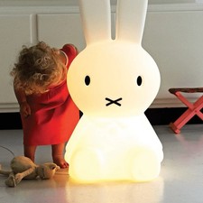 Miffy Rabbit LED Night Light Warm White USB Remote Control 40 x 80cm White picture