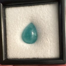 Blue-Green Teardrop Pear Shape Polished Cabochon Loose Stone picture