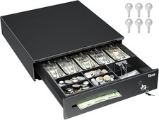 Cash Register Drawer 16 Inch: 6 Bill 4 Coin Media Slot for POS, 4042G picture