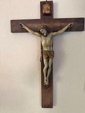 Antique Dutch Church Crucifix c.1850 | Large 27.5