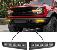 For 2021-2026 Ford Bronco 2/4 Door Fog Lights Modular Bumper Turn Signal Lights picture