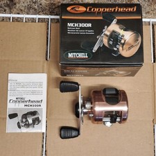 Mitchell Copperhead 300R Baitcast Fishing Reel w/ Box EUC  picture