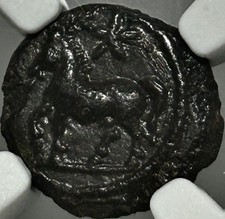 Macedon Thessalonica AE12 1st Century BC Horse Ethnic NGC Ch VF picture