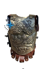 ZEHRA Medieval 18G Steel Roman Knight Cuirass Breastplate Reenactment Armor Gift picture
