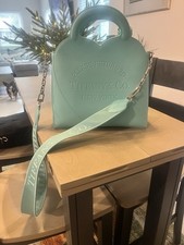 Full size Tiffany & Co. Blue Heart Top Handle Bag w/ Detachable Strap picture