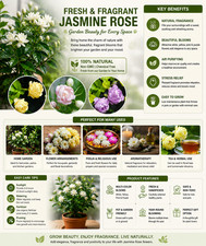 Mix Climbing Double Jasmine Seeds for Planting, 290+pcs Perennial Fragrant Climb picture