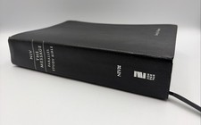 The Message NIV Parallel Bible by Zondervan Black Bonded Leather 2008 Nice picture