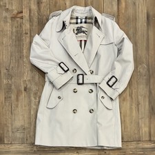 BURBERRY Prorsum US 12 Women's Beige Classic Trench Made in Italy 3762014 picture