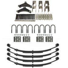LIBRA 4000lbs Tandem Trailer Axle Suspension Kit 2000# Springs U-bolt Hanger Kit picture