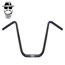 ORIGINAL LOWRIDER 13.5” Dyno Handlebar Black Steel 22.2mm Clamp Cruiser/Chopper. picture