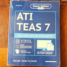 Smart Edition Academy ATI TEAS 7 Smart Edition Nursing Study Guide Illustrated picture